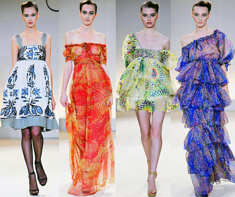 Модные платья 2010