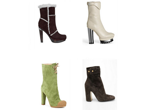 модная обувь зима 2011