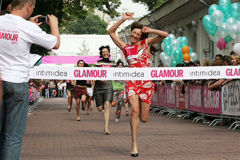 бег на шпильках